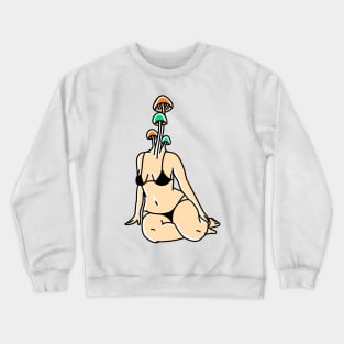 Mushroom Lady Crewneck Sweatshirt